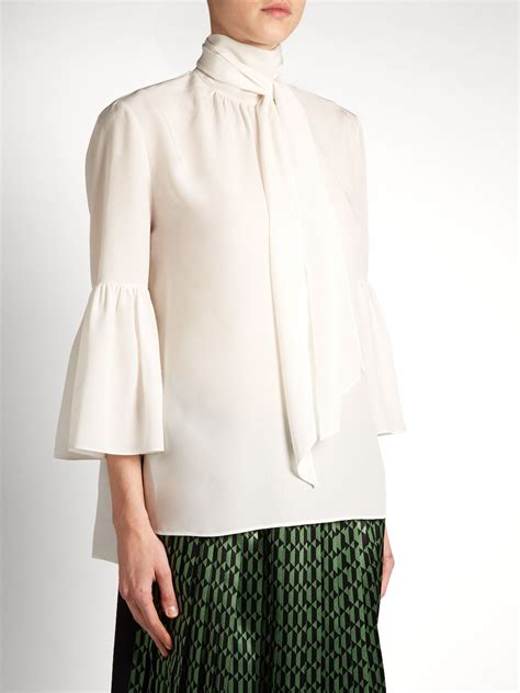 fendi crepe blouse|fendi clothing for women.